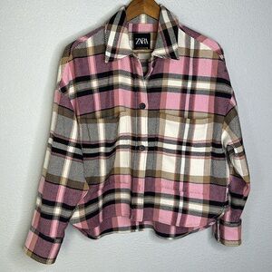 Pink Plaid Zara Shacket